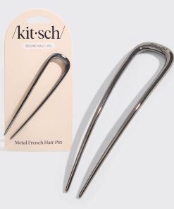 Hematite French Hair Pin