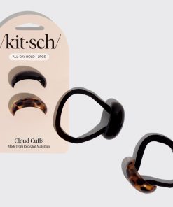 Black & Tort Cloud Cuffs - Small