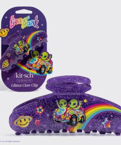 Lisa Frank x Kitsch Glitter Claw Clip in Zoomer™ & Zorbit™