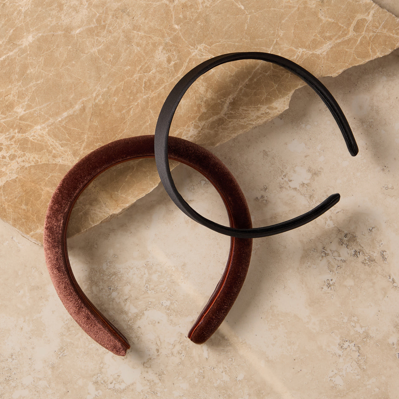 503813-CreativeProductShoot-RecycledFabricSatin_VelvetHeadbands-2pc-Black_Chocolate-Hair-1280x1280px-1.jpg