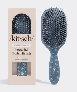 Coastal Blue Print Smooth & Polish Brush