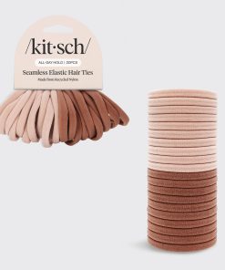 Blush Elastic Hair Ties 20pc Set