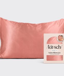 Satin Pillowcase in Terracotta