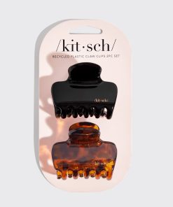 Black & Tort Cloud Claw Clips 2pc Set