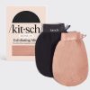 Black & Terracota Exfoliating Gloves 2pc Set