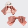Rosewood Bow Hair Clip