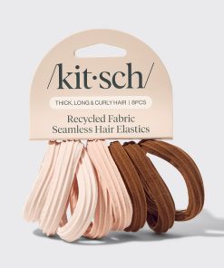 Rosewood Seamless Hair Elastics 8pc Set