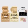 Moisturizing Coconut Oil Black Self Draining Soap Dish Bundle